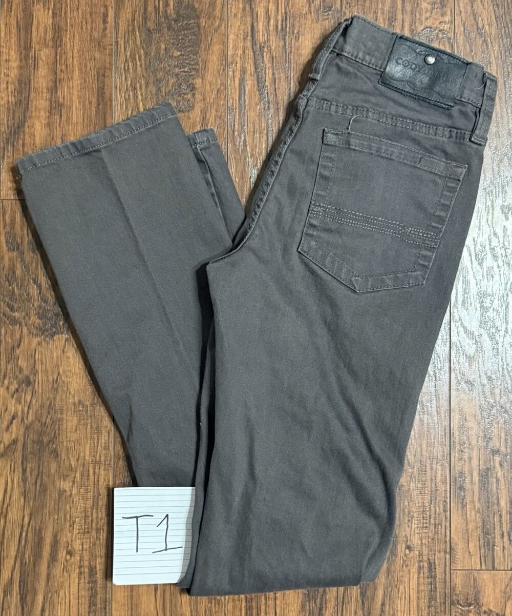 Cody James Stretch Black Washed Denim Jeans Men's Size 30x36